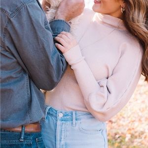 Long Sleeve Cream Top